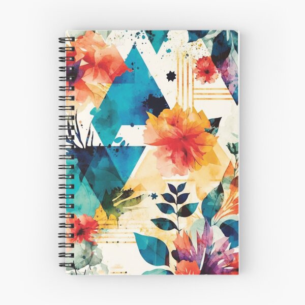 Item preview, Abstract Colorful Geometric and Floral Surface Art designed and sold by LotusBlanc.