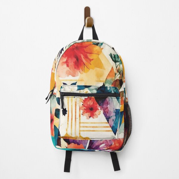 Item preview, Abstract Colorful Geometric and Floral Surface Art designed and sold by LotusBlanc.
