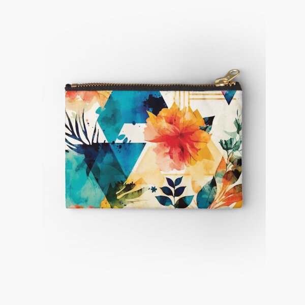 Item preview, Abstract Colorful Geometric and Floral Surface Art designed and sold by LotusBlanc.