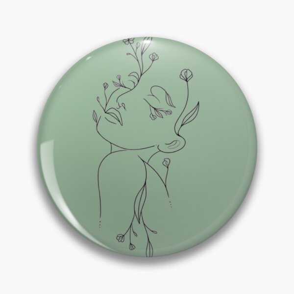 Item preview, Botanical Line Art Woman designed and sold by InspiredByPros.