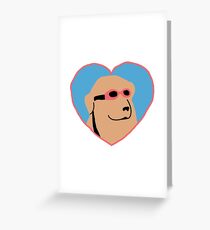 goggles doggo Greeting Card