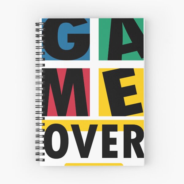Item preview, game over gaming tshirt design designed and sold by NippoArts.