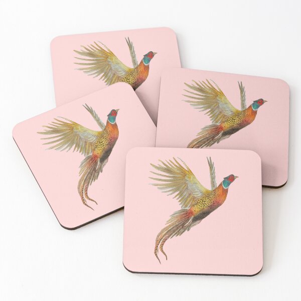 Item preview, Pheasant in flight designed and sold by Liliumfineart.