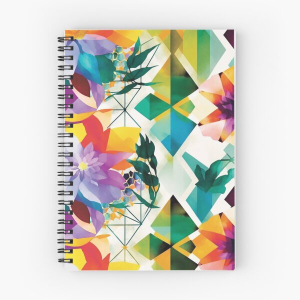 Item preview, Abstract Colorful Geometric and Floral Surface Art designed and sold by LotusBlanc.