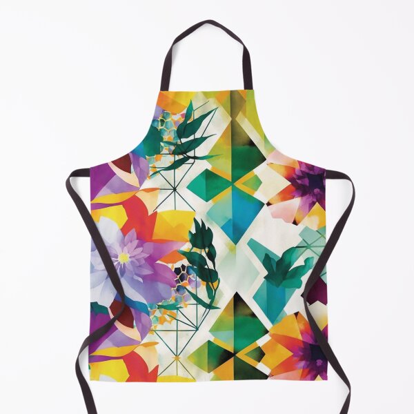 Item preview, Abstract Colorful Geometric and Floral Surface Art designed and sold by LotusBlanc.