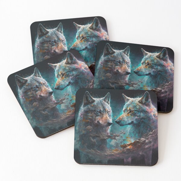 Item preview, Cosmic Wolves designed and sold by Artisticpixels.