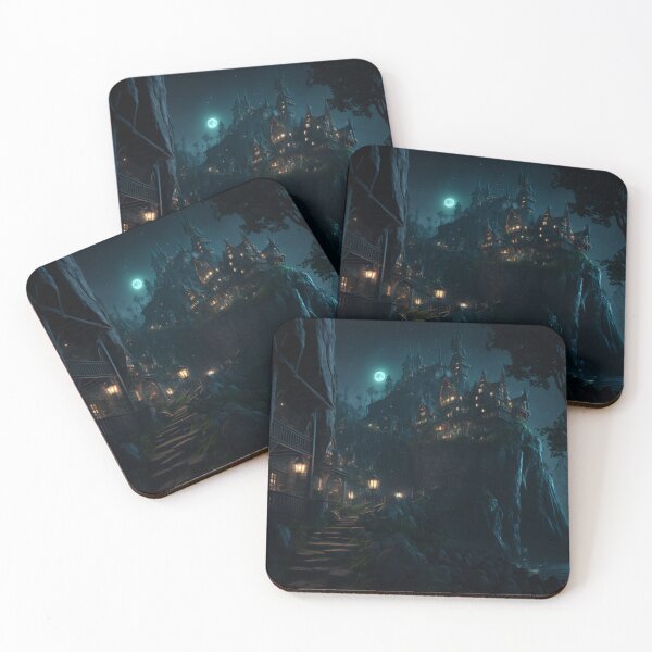 Item preview, Elven Kingdom at Night designed and sold by Dawn van Doorn.