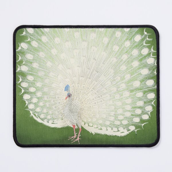 Item preview, Peacock Vintage Japanese Woodblock by Ohara Koson designed and sold by Pretty  Pixel.