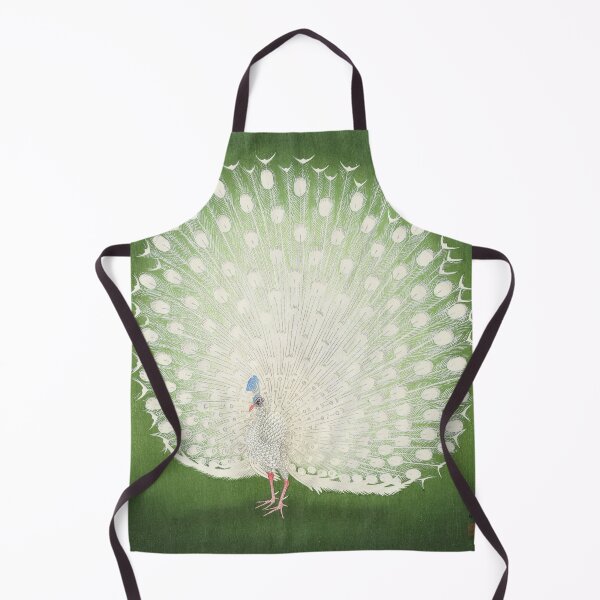 Item preview, Peacock Vintage Japanese Woodblock by Ohara Koson designed and sold by Pretty Pixel.