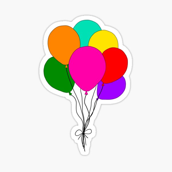 Balloons Sticker for Sale by Chantel Temple
