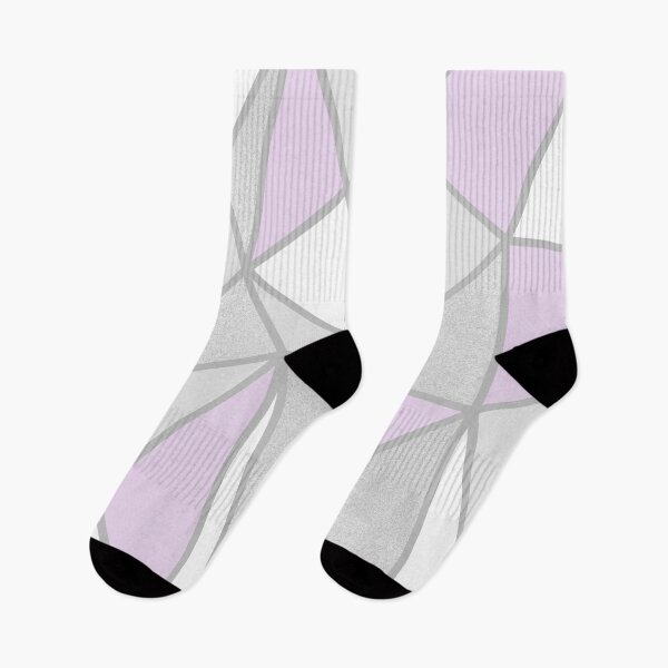 Item preview, Grey & Lilac Geo designed and sold by Blue-Banana.