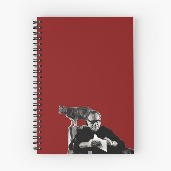 Item preview, Charles Bukowski and cat designed and sold by planet99design.