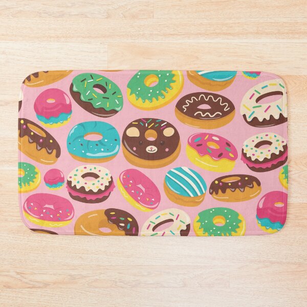 Item preview, Colorful Donut Seamless Pattern Background designed and sold by totallyjamie.