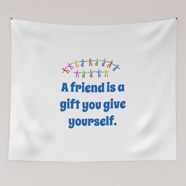 Item preview, A Friend Is A Gift - Friendship Quote  designed and sold by CrankyOldDude.