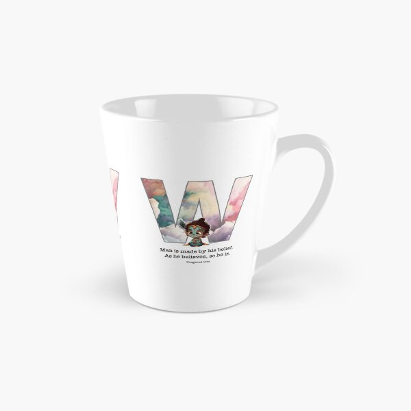 Item preview, Letter W Lord Shri Krishna Quote designed and sold by SattvaCentric.