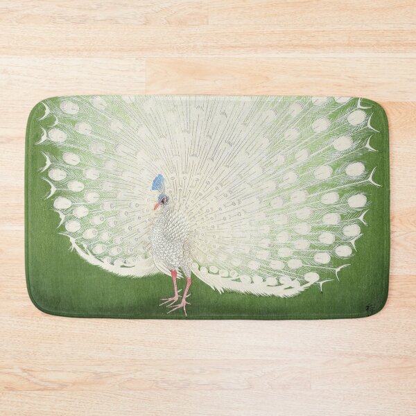 Item preview, Peacock Vintage Japanese Woodblock by Ohara Koson designed and sold by Pretty  Pixel.