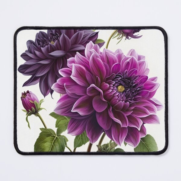 Item preview, Purple Dahlias  designed and sold by Vanover Designs.