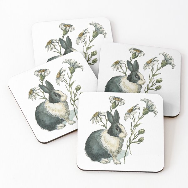 Item preview, Bunny in the Daisies designed and sold by Meg Tran Art.