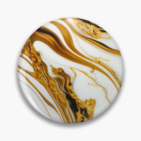 Artikelvorschau, Goldener Marmor, schwarz und weiß entworfen und verkauft von renanvsolon.