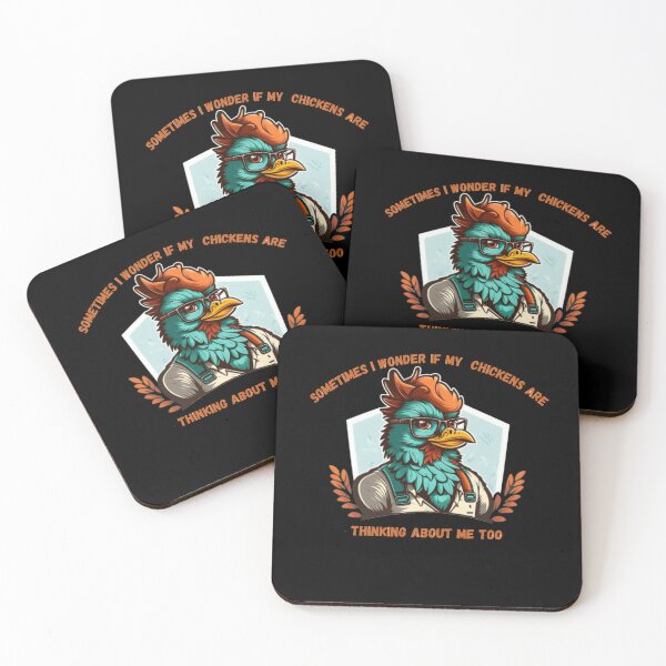 Item preview, Sometimes I Wonder If My Chickens Are Thinking About Me Too designed and sold by FlamingFlare.
