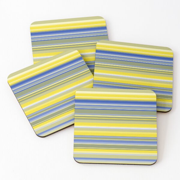 Item preview, Yellow and blue stripes . designed and sold by marinaklykva.