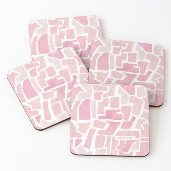 Item preview, Pink Textured Pattern Shapes designed and sold by NancyMerkle.