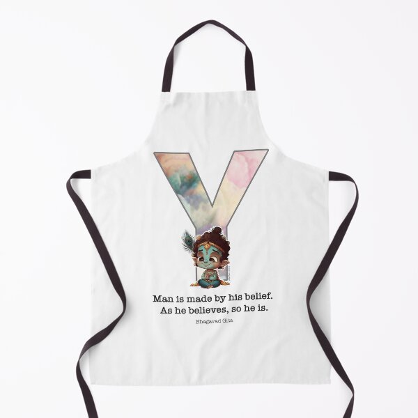 Item preview, Letter Y Lord Shri Krishna Quote designed and sold by SattvaCentric.