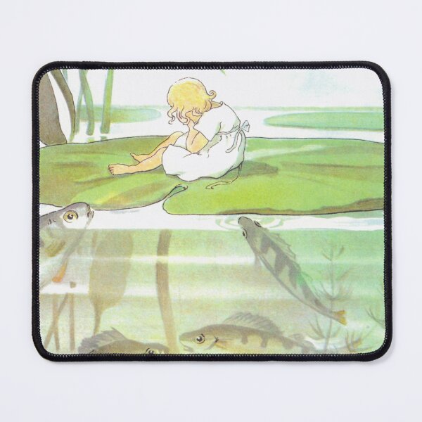 Item preview, Thumbelina Fairy, Lily Pad and Fish designed and sold by Deannaboh.