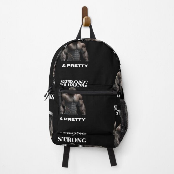 Item preview, Strong & Pretty - Beast Mode - Gym - Workout - Bodybuilding - Design designed and sold by TheHappyK.