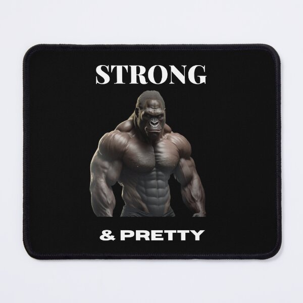 Item preview, Strong & Pretty - Beast Mode - Gym - Workout - Bodybuilding - Design designed and sold by TheHappyK.