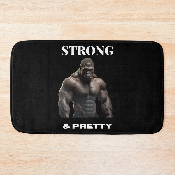 Artikelvorschau, Strong & Pretty - Beast Mode - Gym - Workout - Bodybuilding - Design entworfen und verkauft von TheHappyK.