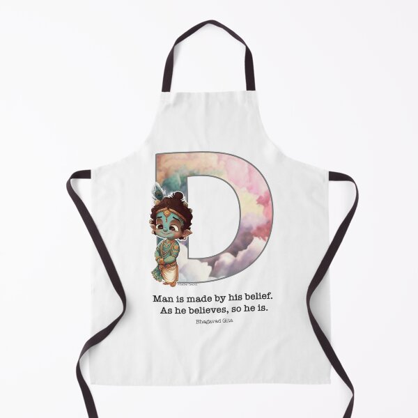 Item preview, Letter DLord Shri Krishna Quote designed and sold by SattvaCentric.
