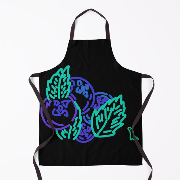 Item preview, Blueberries and Mint (Black Background) designed and sold by Finnzilla.