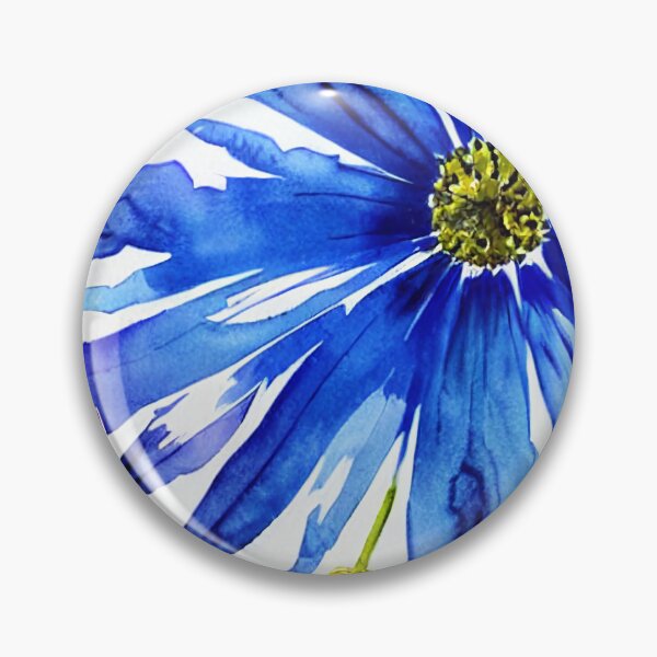 Item preview, blue watercolor cornflower designed and sold by JV.