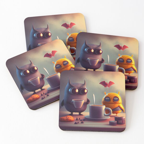 Item preview, Breakfast Buddies Digital Painting designed and sold by CodeAndColors.