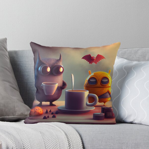 Item preview, Breakfast Buddies Digital Painting designed and sold by CodeAndColors.