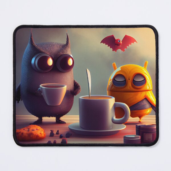 Item preview, Breakfast Buddies Digital Painting designed and sold by CodeAndColors.