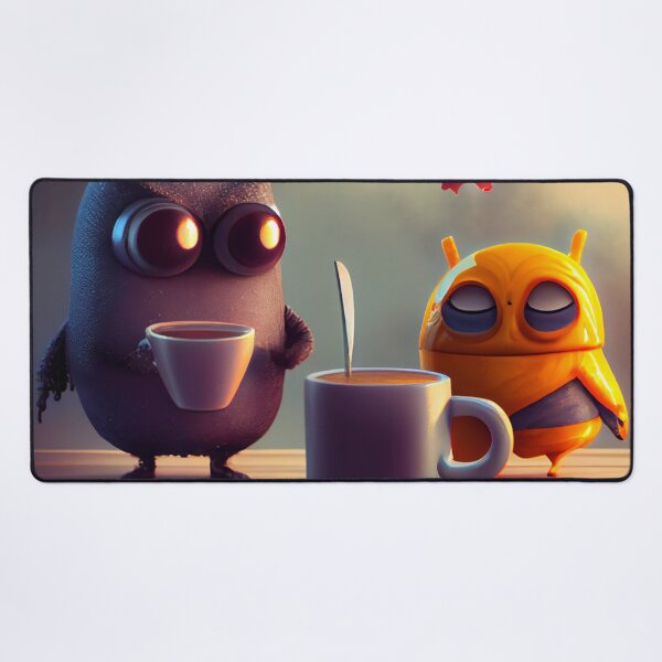 Item preview, Breakfast Buddies Digital Painting designed and sold by CodeAndColors.