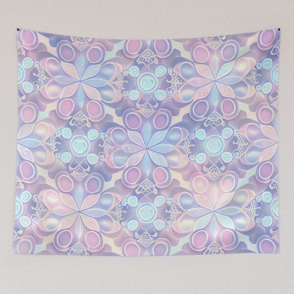 Item preview, Soft Cute Dreamy Modern Pattern Digital Painting designed and sold by CodeAndColors.