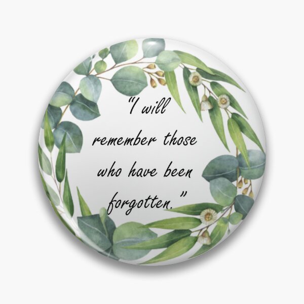 Item preview, I will remember floral designed and sold by EdgedancerFan.