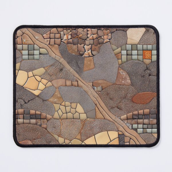 Item preview, Fine Mosaic Desert Modern Pattern Digital Painting designed and sold by CodeAndColors.