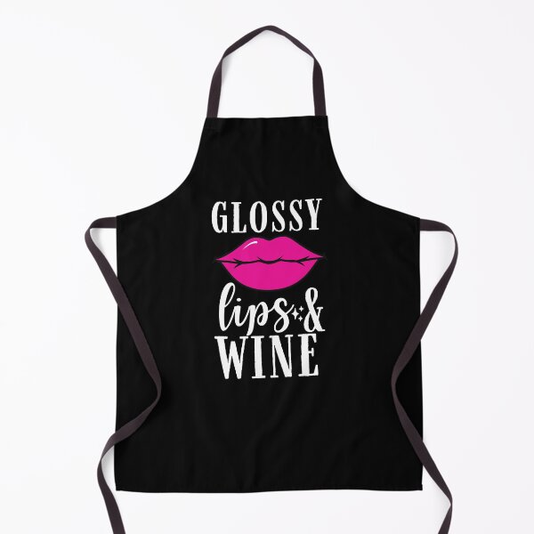 Item preview, Glossy lips and wine Quote, Wine Lover Gift, Wine Drinker, Typography Quote, Alcohol Quotes designed and sold by thedazzlingmonk.