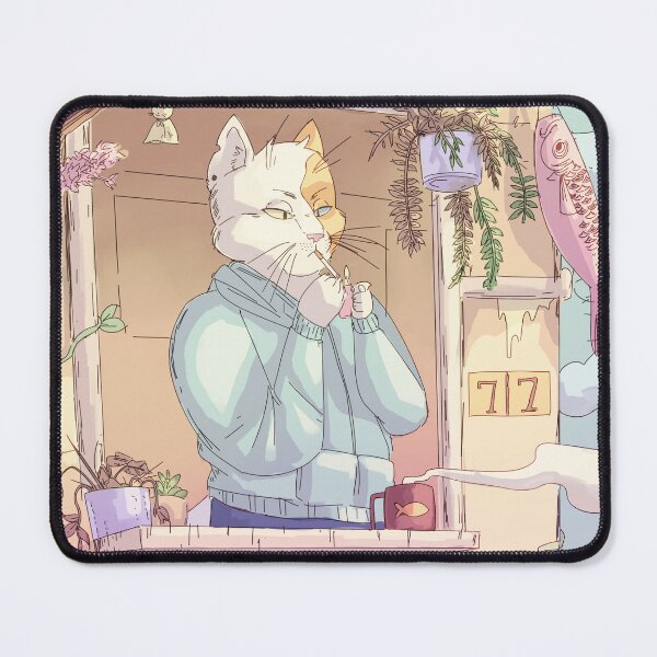 Item preview, Nyaa-san Morning Smoke designed and sold by muzefox.