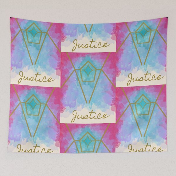 Item preview, Watercolor Tarot - Justice designed and sold by AstralAluminum.