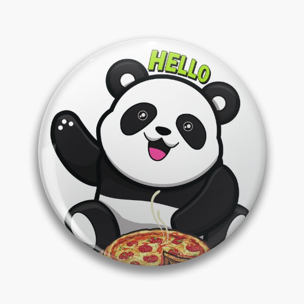 Item preview, Cute Panda Eating Pizza designed and sold by web3lab.