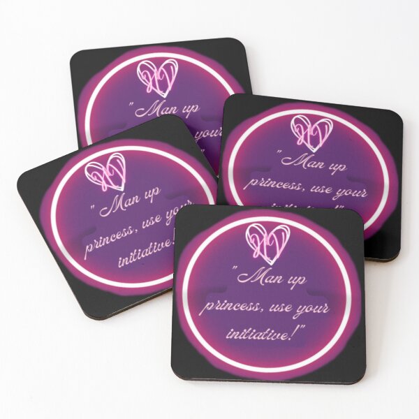 Item preview, Man up princess, use your initiative  designed and sold by S.J. Scales.