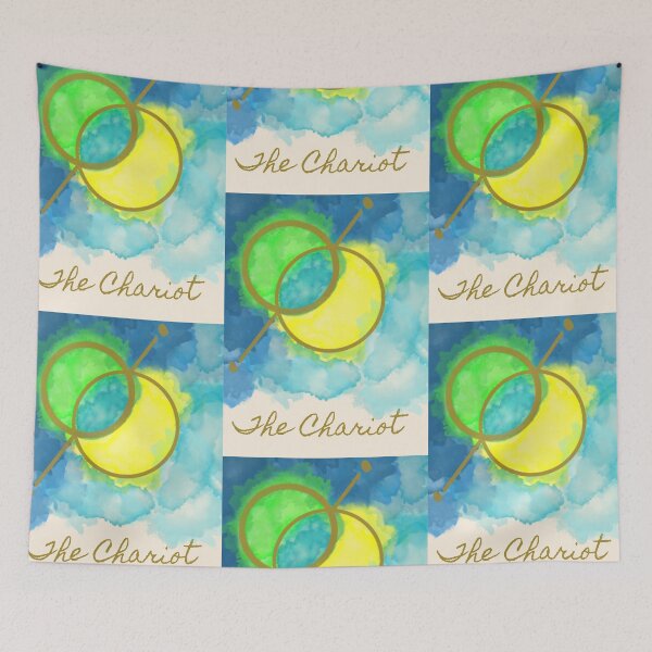 Item preview, Watercolor Tarot - The Chariot designed and sold by AstralAluminum.