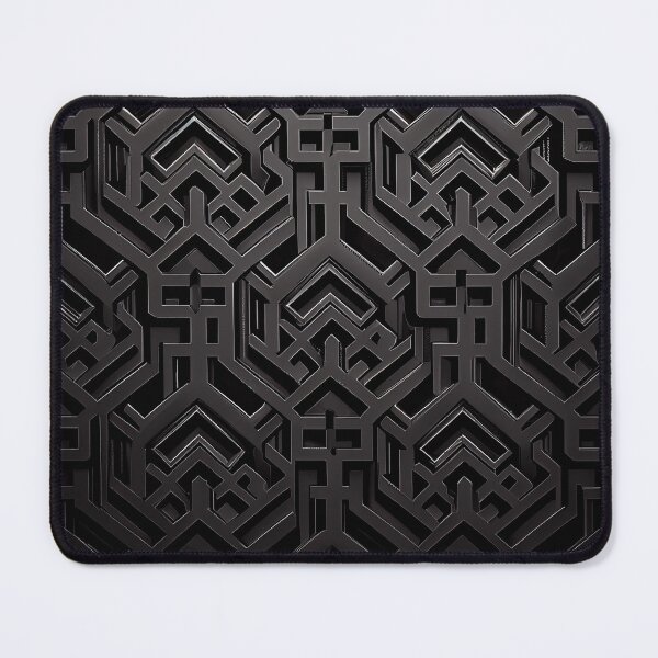 Item preview, Black Pattern Digital Painting designed and sold by CodeAndColors.