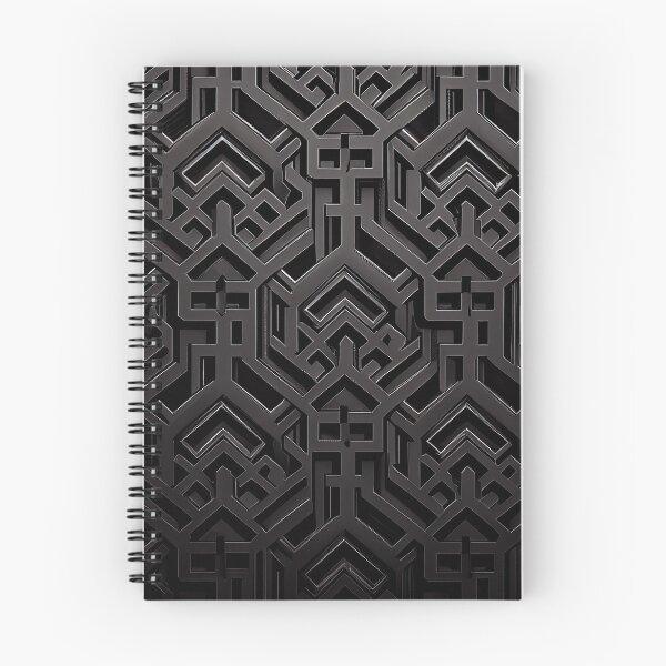 Item preview, Black Pattern Digital Painting designed and sold by CodeAndColors.