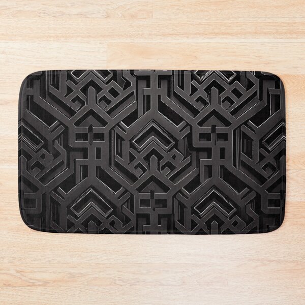 Item preview, Black Pattern Digital Painting designed and sold by CodeAndColors.